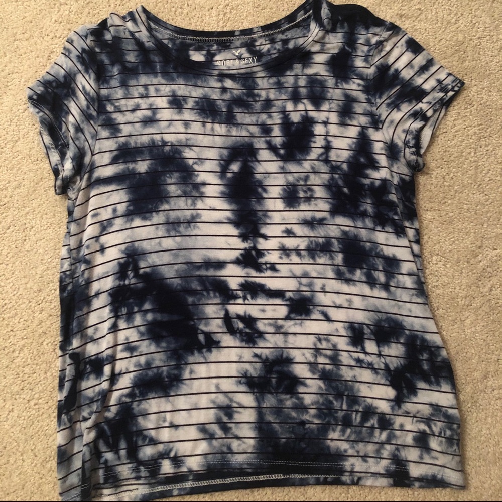AMERICAN EAGLE SOFT SEXY TIE DYE BLOUSE